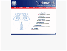 Tablet Screenshot of kartenwerk.de